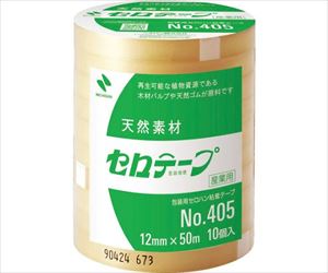 62-2404-34 セロテープ 405 12mm×50m バイオマスマーク認定製品 405-12X50ニチバン