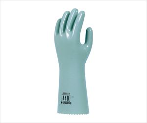 62-2692-72 耐溶剤手袋 ダイローブ 440 Lダイヤゴム
