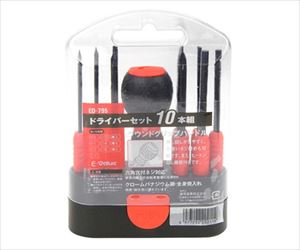 62-2831-75 E-Value ドライバーセット 10本組 ED-795藤原産業