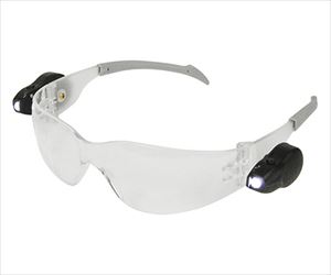 62-2838-98 SK11 LED安全グラス LEDライト付 SLG-1藤原産業