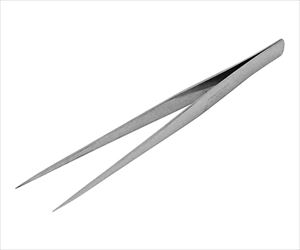 62-2872-96 SK11 ピンセット 精密用 150直 先細形状タイプ ST-6 ｻｷﾎｿ藤原産業