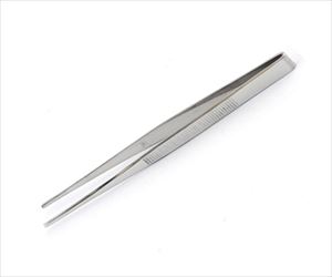 62-2872-99 SK11 ピンセット 大型 210mm 直型 NO.14藤原産業