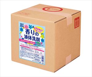 62-2917-84 スクリット香りの液体洗剤 10L 4406熊野油脂