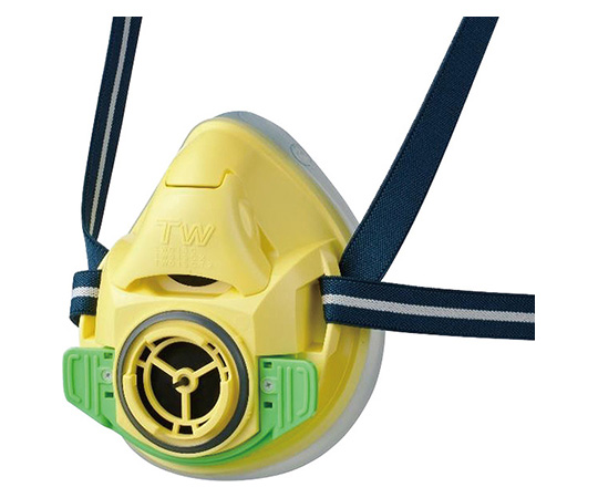 重松製作所62-3614-24　防じん・防毒両検定マスク(Lサイズ)菜の花色　TW01SC(L)YE重松製作所