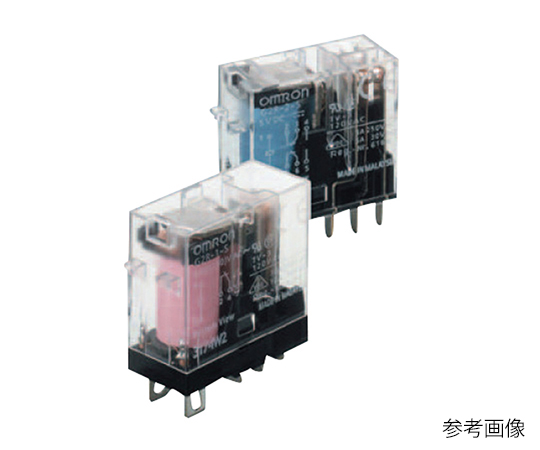 62-4711-11 ミニパワーリレー (プラグイン端子タイプ) 動作表示灯・ダイオード内蔵型 G2R-1-SND DC24オム