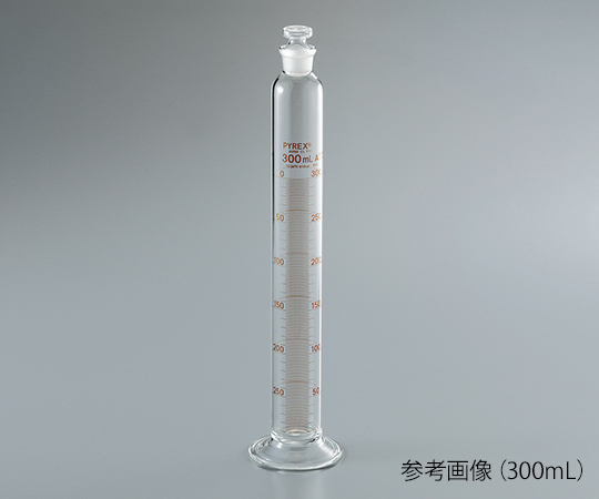 62-4865-31 PYREX(R) JIS 有栓メスシリンダー 25mL 3002JIS-25コーニング・PYREX