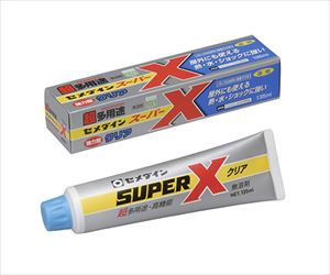 62-4885-81 スーパーX クリア 135mL 箱 AX-041セメダイン