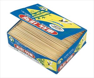 62-6505-65 竹製丸串(箱入1kg) 150mm 松尾物産