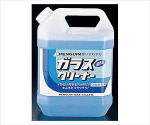 62-6608-39 ペンギン ガラスクリーナー 4L (詰替用) ペンギンワックス