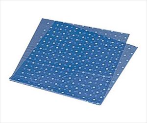 62-6655-90 強化風呂敷 水玉青 中 (100枚入) 福助工業