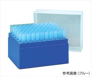 【滅菌】62-7023-03 QSP ピペットチップ 100-1000μL 目盛付 クリアー 70.5mm ラック(100本×1