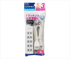 62-8562-10 コンパクトタップ 5P3m LPT-503N(W)ELPA