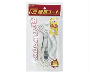 62-8563-55 EDLP延長コード5m LPE-105N(W)ELPA