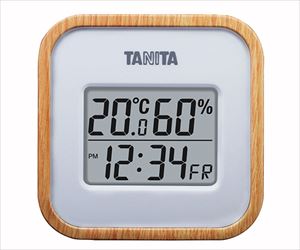 62-9774-30 デジタル温湿度計 ナチュラル TT-571タニタ