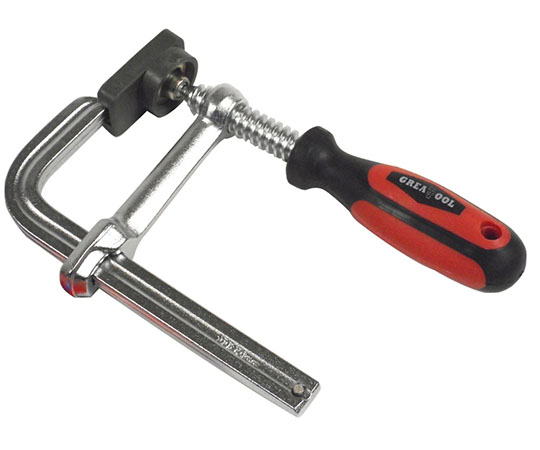 アークランドサカモト62-9942-53　L型クランプ（保護キャップ付）　100mm　GTLC-100 アークランドサカモト