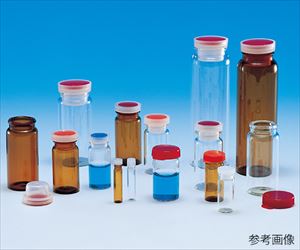 62-9974-01 サンプル瓶（無色） 差込式ポリ栓（Aタイプ）付 2mL 100組入 PS-2A 205102日電理化硝子