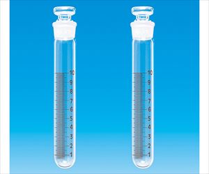 62-9986-72 共通共栓試験管 標準型 目盛付 10mL 10本入 MKR-16.5 113027日電理化硝子