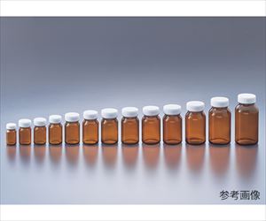 63-0988-98 軽量規格瓶（褐色） No.13 50本入 0612-83マルエム