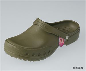 63-1204-62 エバロンサンダル（紳士用） ブラック LLサイズ SA-5 LLヒカリ技研工業