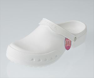 63-1204-65 エバロンサンダル（紳士用） ホワイト LLサイズ SA-5 LLヒカリ技研工業