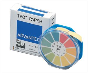 63-1236-72 pH試験紙 ロールタイプ WR 07011040ADVANTEC