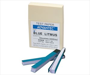 63-1236-76 リトマス試験紙 ブックタイプ 青 07020010ADVANTEC
