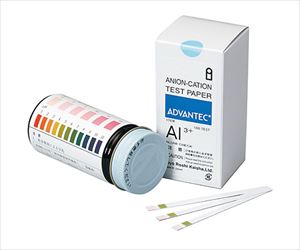63-1236-80 イオン試験紙 アルミチェック 07030010ADVANTEC