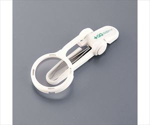 63-1258-41 とげ抜き用ルーペ付き毛抜き QQ-508グリーンベル