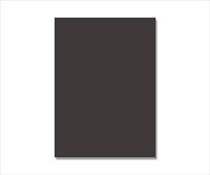 63-1372-53 画用紙（カットペーパー）四ツ切 くま（黒） 10枚 002165008シモジマ