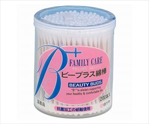 63-1451-59 FC（ファミリーケア） ビープラス綿棒 200本入×30個 10931白十字