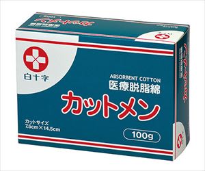【医療機器クラス1】63-1451-94 カットメン BOX 100g 11300白十字