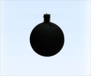 63-1457-58 黒球温度計用 φ150黒球 CK-150安藤計器製工所