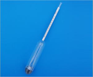 63-1459-74 小形19本組標準比重計 1.000～1.060 （0.002） S19-06安藤計器製工所