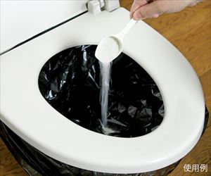 63-1921-13 簡易トイレ強力凝固・消臭剤 400g CH888アズマ工業