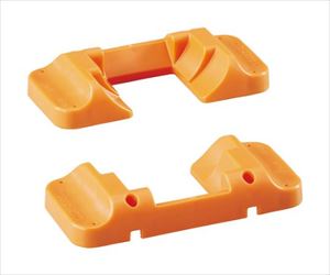 63-2283-44 75パイ/100パイキャスター用車止め"とめたろう" 2個1組 CH75100-2Sトラスコ中山