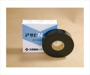 63-2465-81 アサヒ Nテープ 自己融着性絶縁テープ N 19MM X 10M住電機器システム