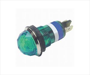 63-3158-60 ネオンブラケット ダイヤカット型 AC100V～125V 緑 BN-23-1-Gサトーパーツ