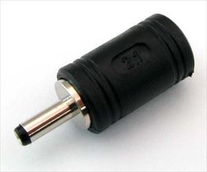 63-3398-84 φ2.1mm→φ1.3mm DCプラグ変換コネクタ WTN-27-1147/2.1共立電子産業