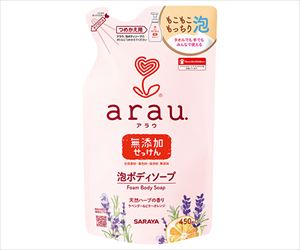63-4058-68 アラウ泡ボディソープ450mL詰替 25836サラヤ