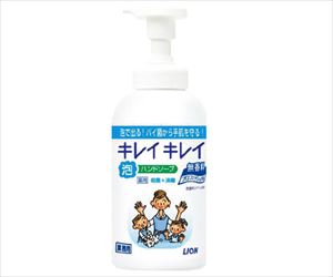 63-4134-96 キレイキレイ薬用泡ハンドソープ 無香料 本体 550mL <2LT>272090ライオン