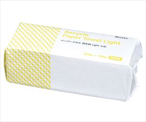 63-4158-22 Recera ペーパータオル 再生紙Light 小判 300枚入 歯愛メディカル