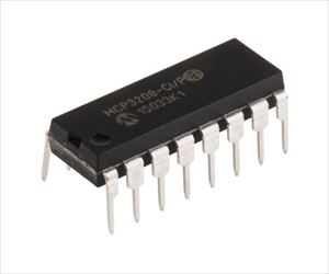 63-4777-42 12ビット ADコンバータ SPI 16ピン PDIP MCP3208-CI/PMicrochip