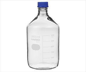 63-5510-07 耐熱ねじ口瓶（液切リング付） GL-45 3800mL NBO-3.8L-SCIHARIO