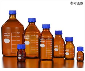 63-5510-09 (茶)耐熱ねじ口瓶（液切リング付） GL-32 50mL NBB-50-SCIHARIO