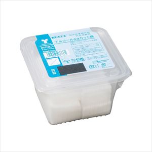 63-5571-86 アルコール含浸カット綿 エタノール 200枚入 003766竹虎
