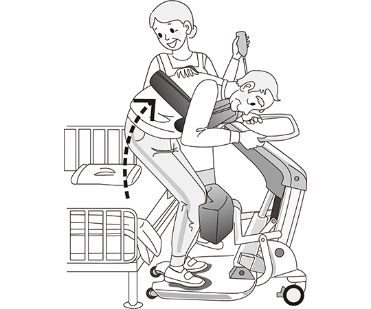 【非課税】【非課税】FUJI63-5610-48　移乗サポートロボット　Hug L1-01FUJI