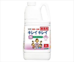 63-5671-86 キレイキレイ 薬用泡ハンドソープ フローラルソープ 業務用 2L <2LT>257967ライオ