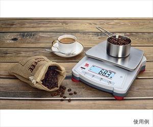 63-5729-43 コンパクト電子天びん ナビゲーターNVTシリーズ 6200g 0.1g NVT6201JPオーハウス