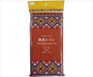 63-6540-19 Sanita-clean 携帯トイレ Rosa（ローザ） 100個 DG-173総合サービス