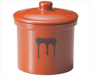 63-7133-90 蓋付切立瓶 2号 3.6L 紅星窯 3069410